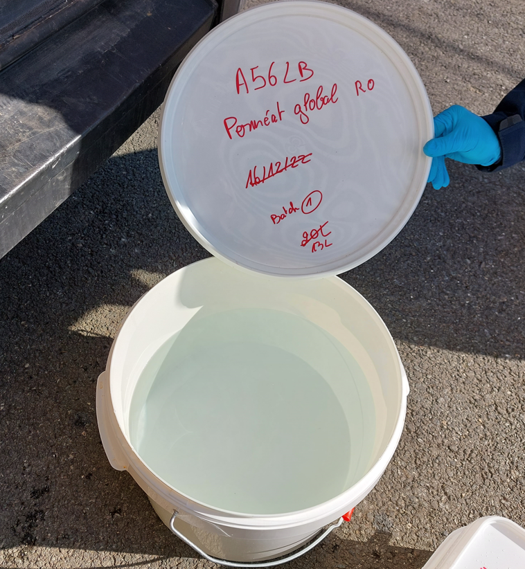 Effluent après traitement secondaire Séparation Membranaire - Conserverie de poissons