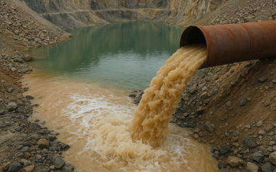 Solution de traitement des eaux d’exhaure de carrières.